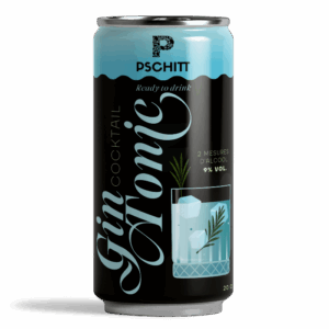 Canette de cocktail Gin Tonic prête à boire.