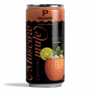 Canette de cocktail Moscow Mule prête à boire.