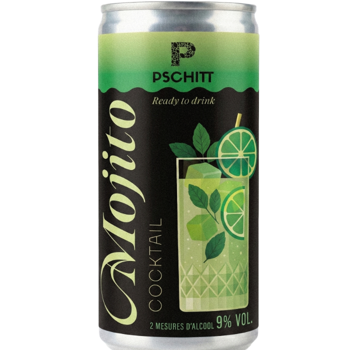 Canette cocktail Mojito PSCHITT 9% vol